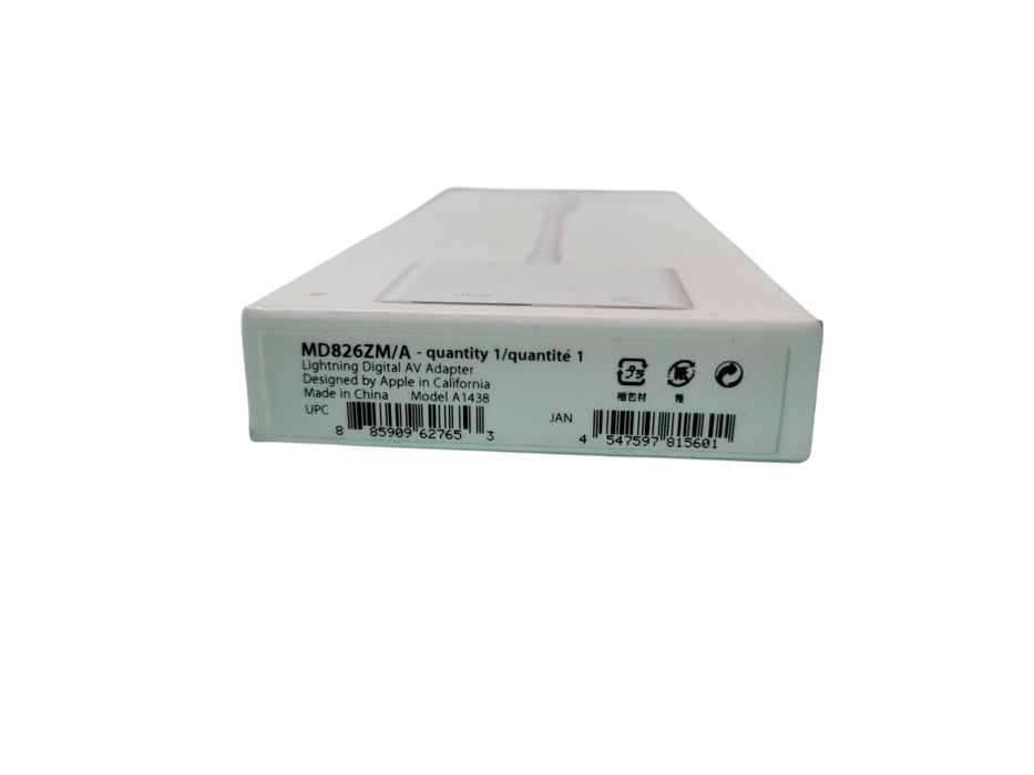 Apple MD826ZM/A A1438 - Lightning Digital AV Adapter