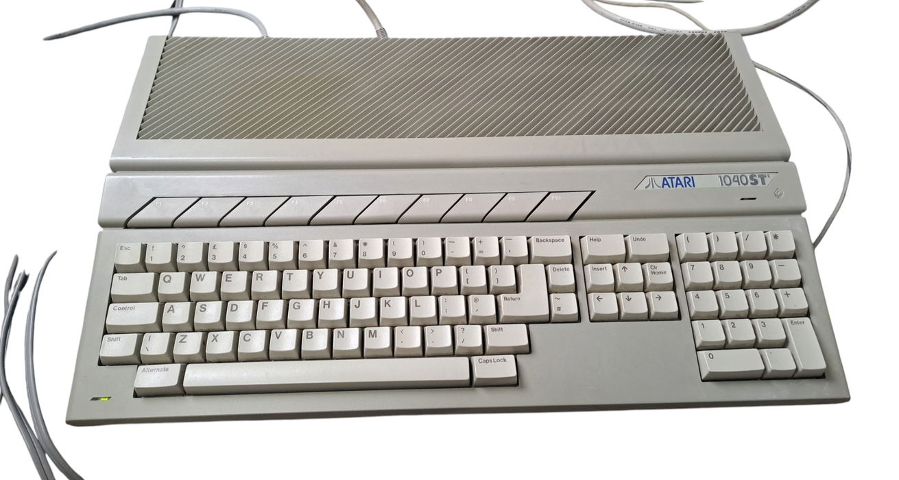 Atari 1040ST With Atari SC1224/Atari SF314 Monitor and Floppy Reader/Mouse READ