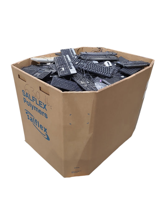 Bin of Assorted Wired Keyboards/Mice (AS-IS) Approx 630 lbs