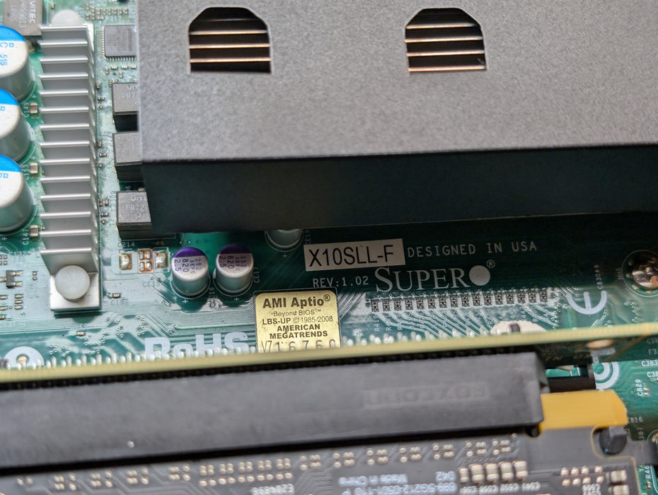 Supermicro CSE-512 X10SLM-F Intel Core i3-4330 4GB RAM NVIDIA Quadro P600