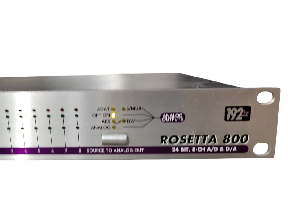 Apogee Rosetta 800 192k - 8-Channel 24-Bit AD/DA Converter X-Symphony Card