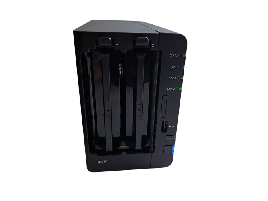 Synology DS216 | 2-Bay Network Attached Storage NAS w/ 2x WD 2TB HDD *READ*