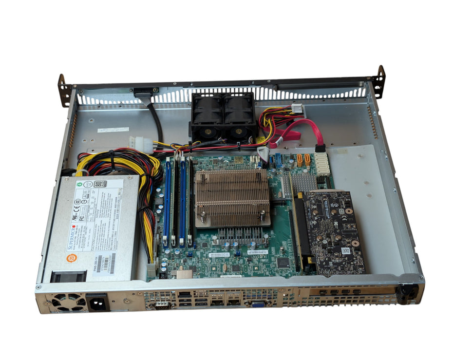 Supermicro CSE-512 X11SSH-F Intel Core i3-6100 32GB RAM NVIDIA Quadro P1000