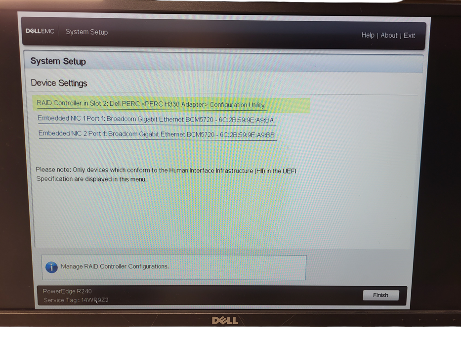 DELL PowerEdge R240 3.5" Intel Xeon E-2174G @ 3.80GHz 16GB RAM H330 RAID