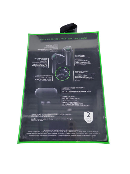 Razer Hammerhead True Wireless Earbuds - Black !