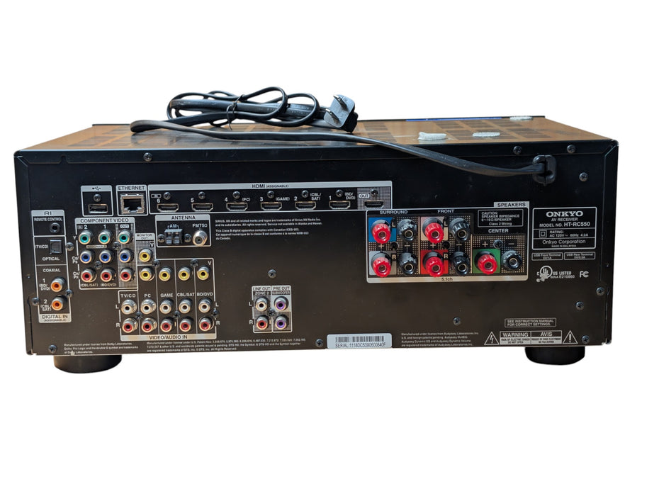 ONKYO HT-RC550 HDMI 5.1 AV Receiver