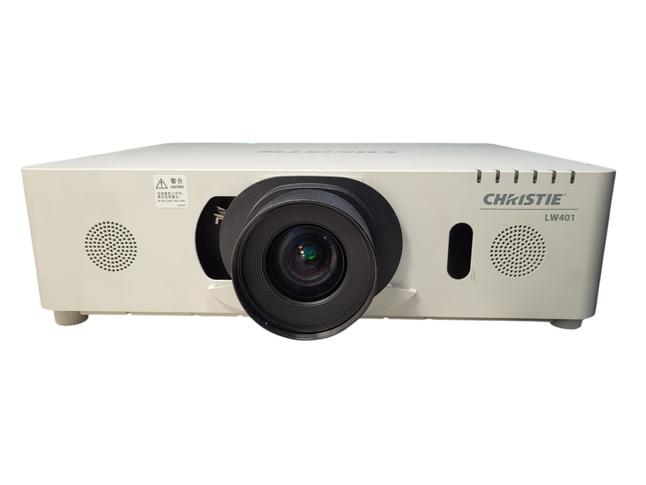 Christie LW401 LCD Projector 4000 Lumens 1602 Lamp/Filter Hours No remote