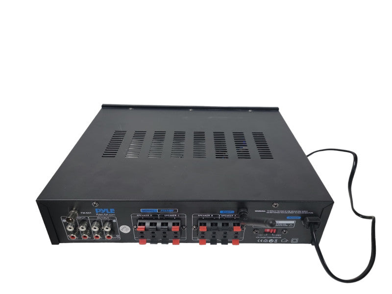 Pyle 4-Ch. Bluetooth Amplifier Stereo Receiver System, with FM Radio PTA44BT