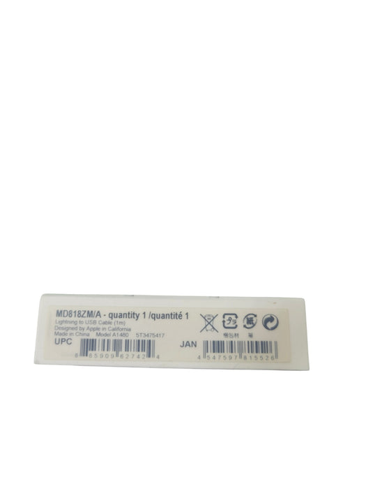 Apple Lightning to USB Cable (1m) MD818ZM/A A1480