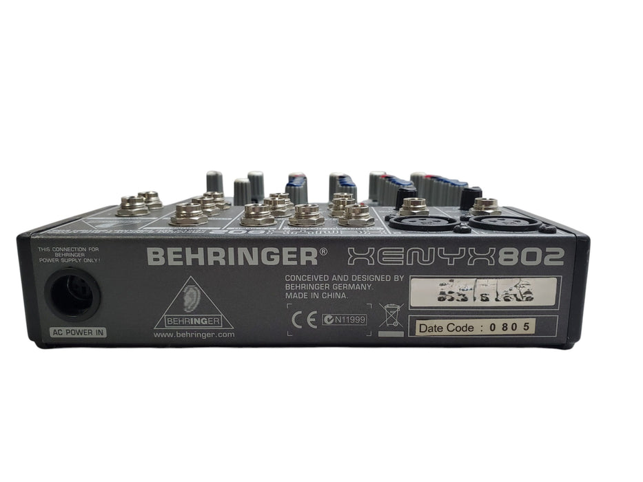 Behringer XENYX 802 - Premium 8-Input 2-Bus Analog Mixer *READ*