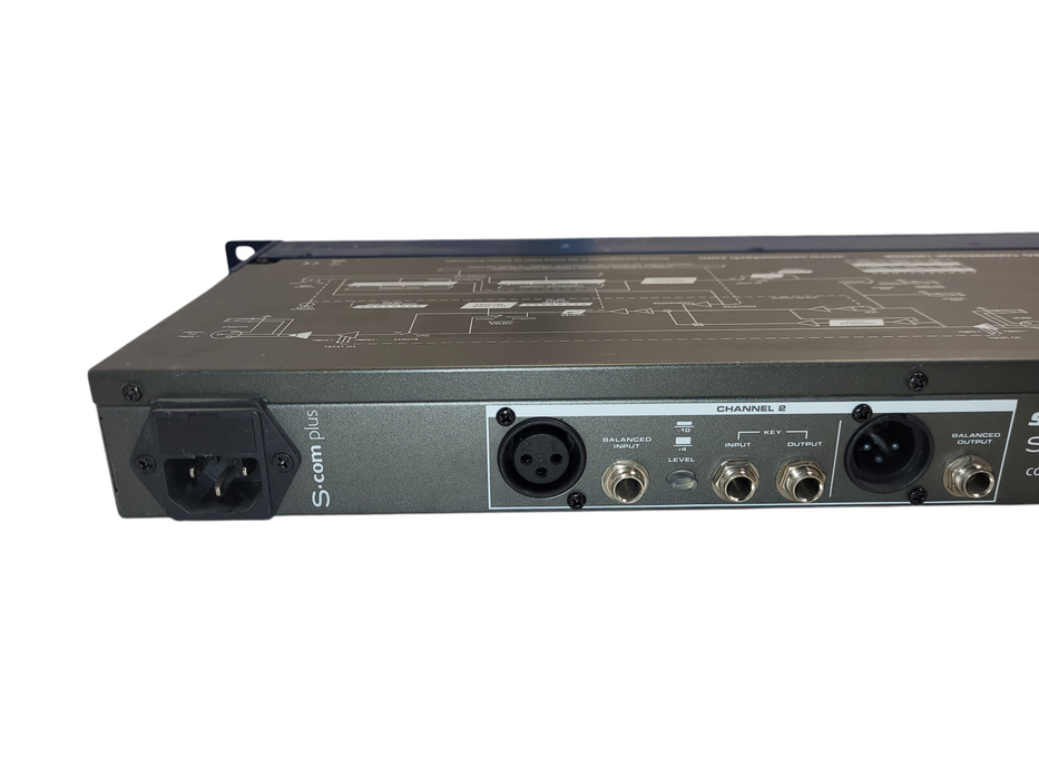 Samson S-Com Plus Stereo Compressor/Limiter 2-Channel Dynamics READ