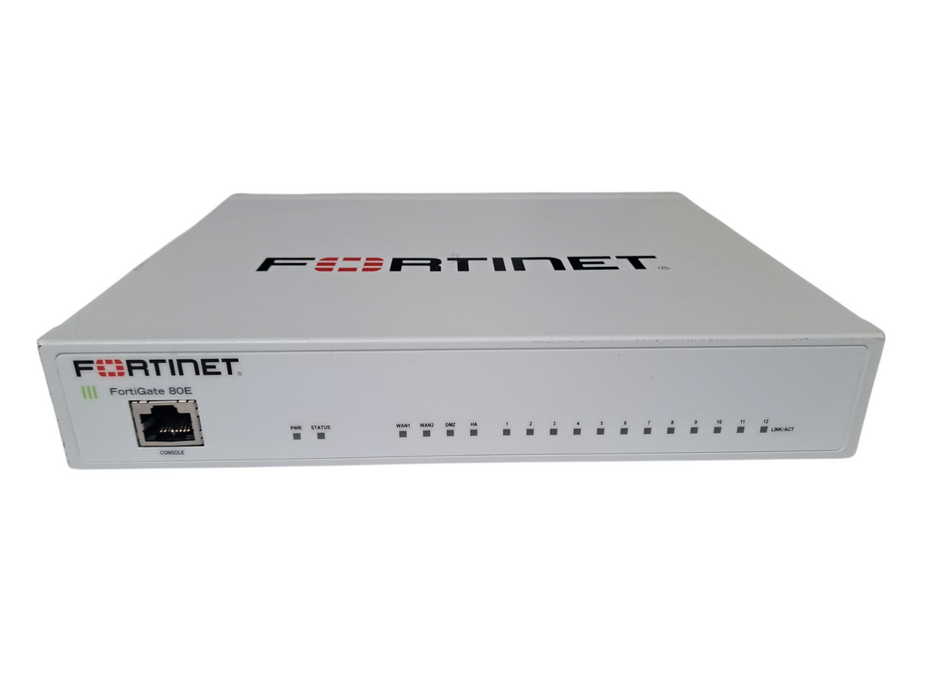 Fortinet FortiGate 80E Firewall Security Appliance FG-80E-POE