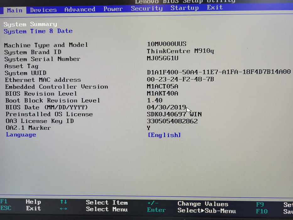 Lenovo ThinkCentre M910q, Core i7-7700T 2.90GHz, 8GB RAM, 256GB Nvme, WiFi, READ