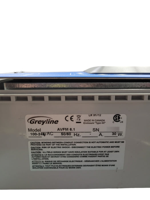 Greyline AVFM 6.1 Area-Velocity Flow Meter
