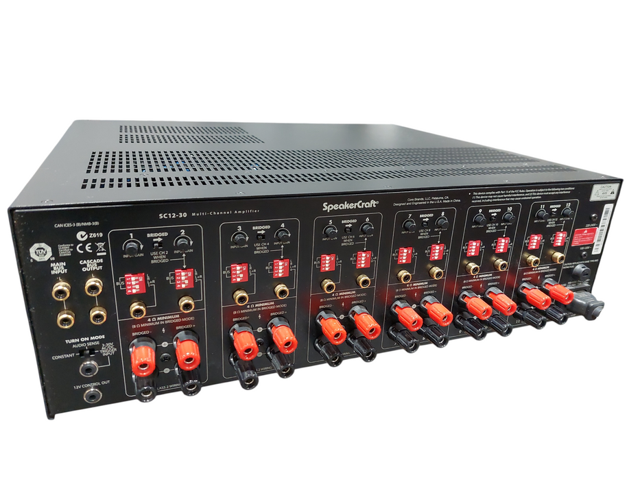 SpeakerCraft Multi Channel Amplifier Model: SC12-30