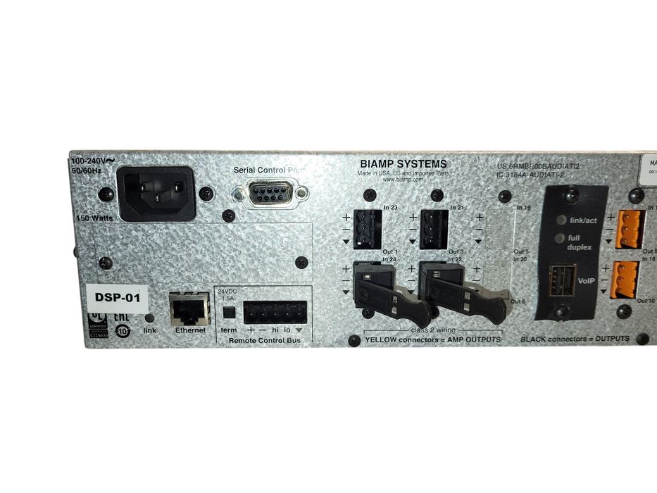Biamp AudiaFLEX TI-2 DSP Digital Audio Processor