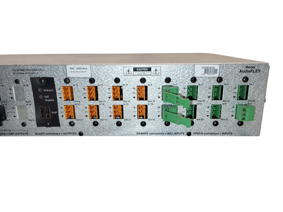 Biamp AudiaFLEX TI-2 DSP Digital Audio Processor