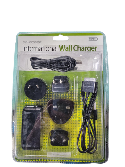 Monoprice MUACC6 7866 - International Wall Charger for iPhone iPad iPod