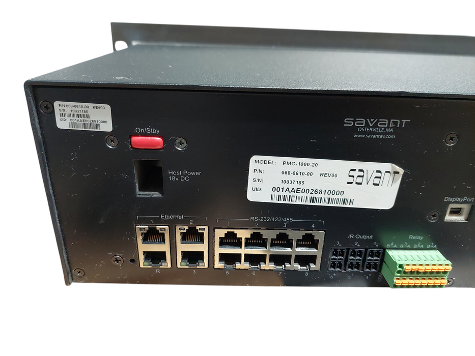 Sevant Protege Multi Room Controller Model: PMC-1000 Rack Mountable