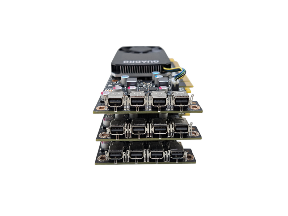 Lot of 3x NVIDIA Quadro P600 2GB GDDR5 Graphics Cards *No Bracket