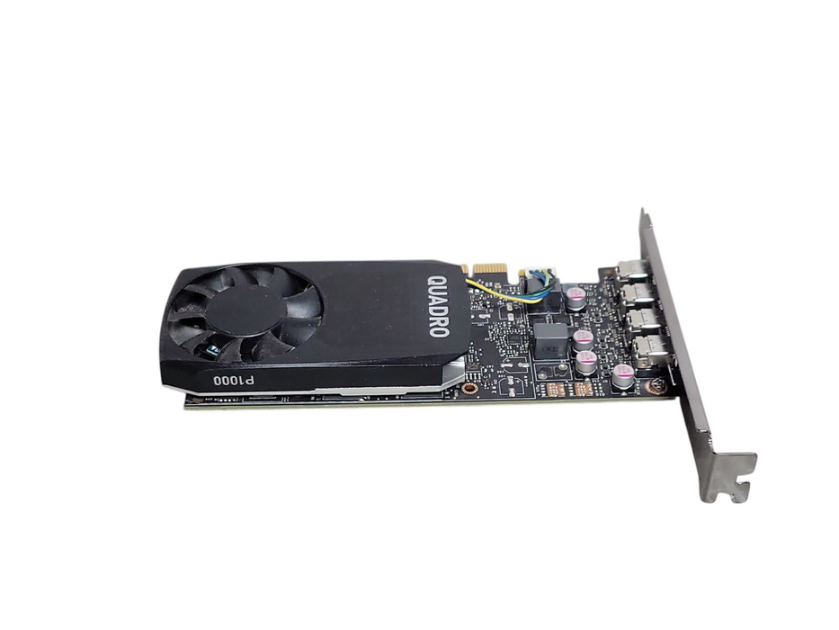 Nvidia Quadro P1000 4GB GDDR5 Graphics card 4x Mini DP, Full height bracket