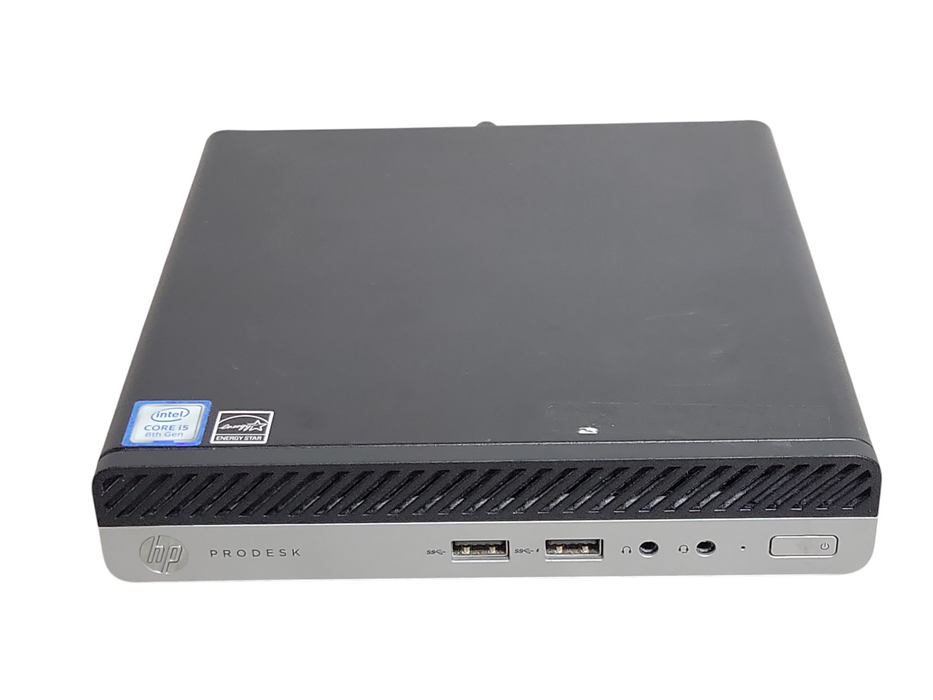 HP ProDesk 400G4 Mini, Core I5-8500T 2.10GHz 8GB DDR4 250GB SSD, Wi-Fi
