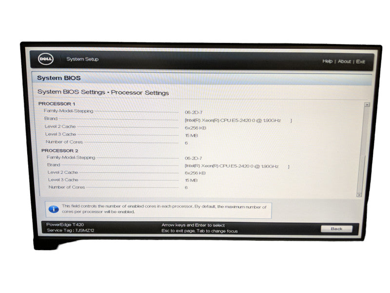 DELL PE T420 - 2x Intel Xeon E5-2420 0 @ 1.90Ghz, 32GB RAM, H310 - NO HDD