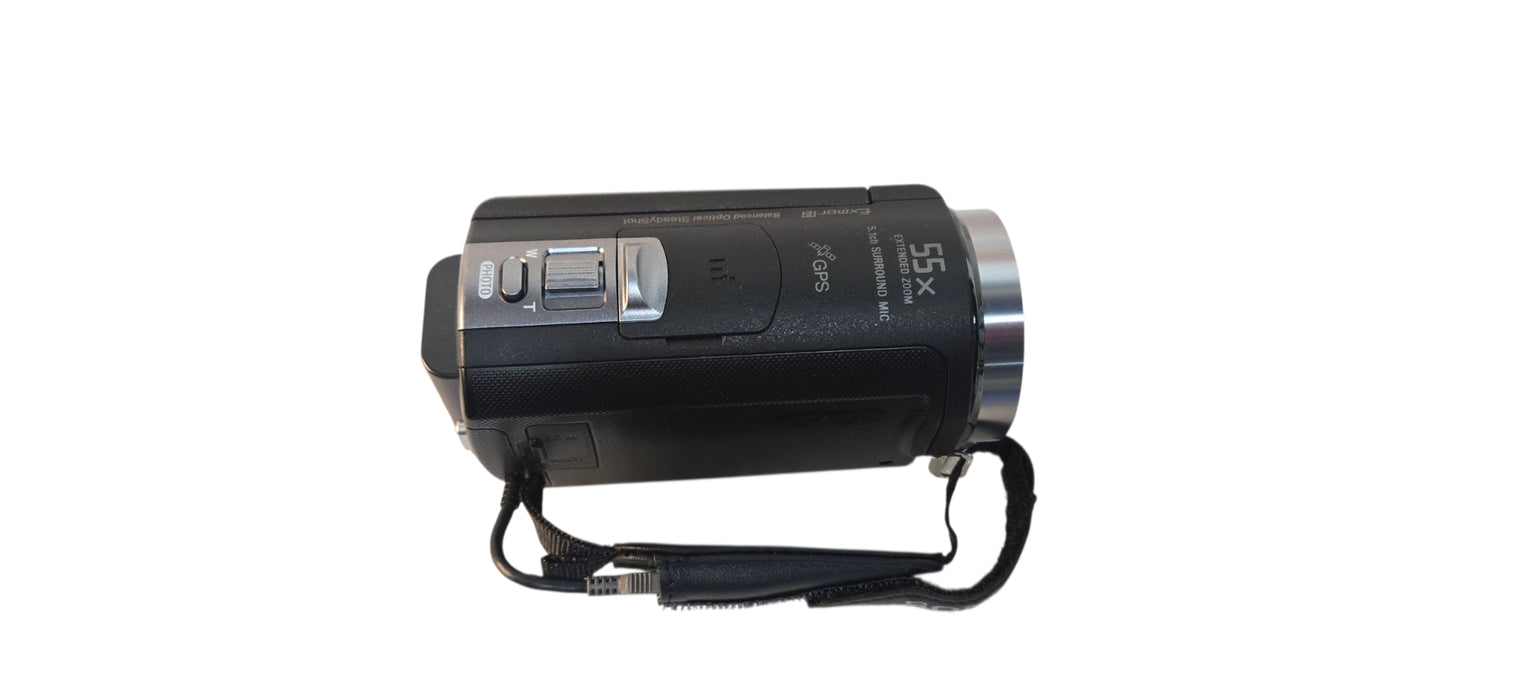SONY HDR-CX430V Brown Handycam Camcorder W/ Charger & Battery