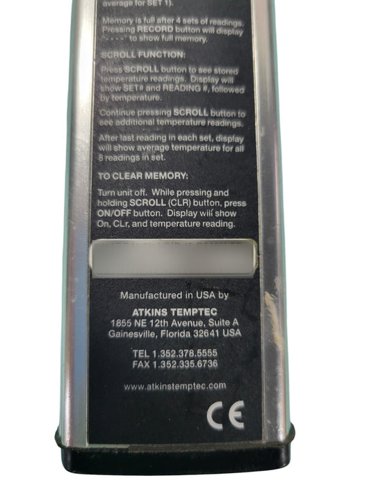 Atkins Temptec VersaTuff NSP1394 - Digital Thermometer Handheld (READ)