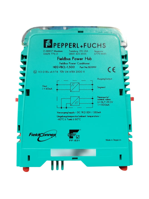 Pepperl+Fuchs HD2-FBCL-1.500 Fieldbus Power Conditioner Module
