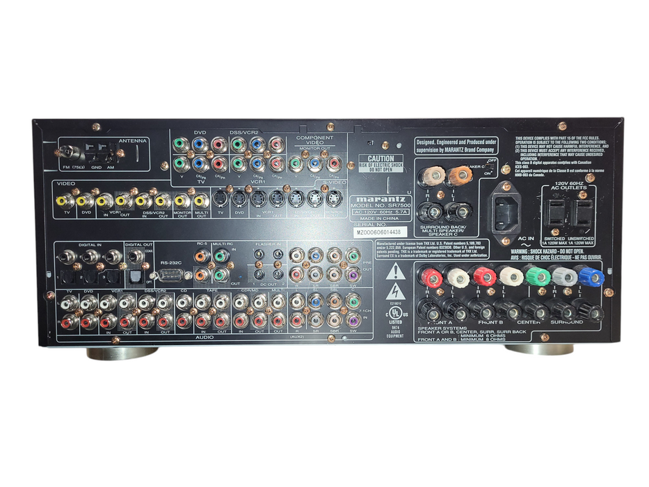 Marantz AV Surround Receiver Model: SR7500 READ