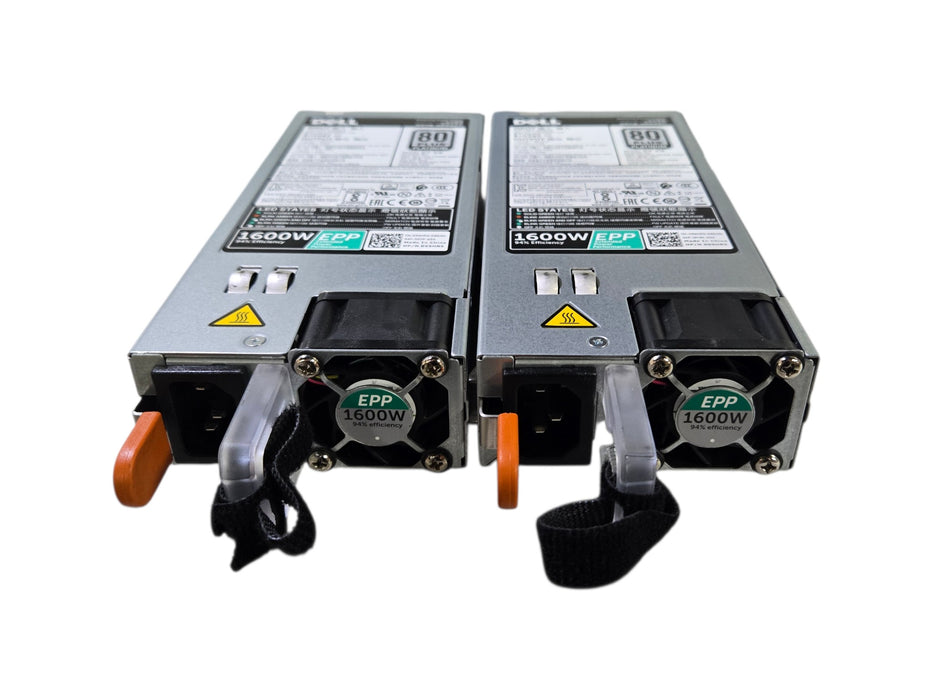 Lot of 2x Dell D1600E-S0 - 1600W 80 PLUS Platinum Server Power Supply