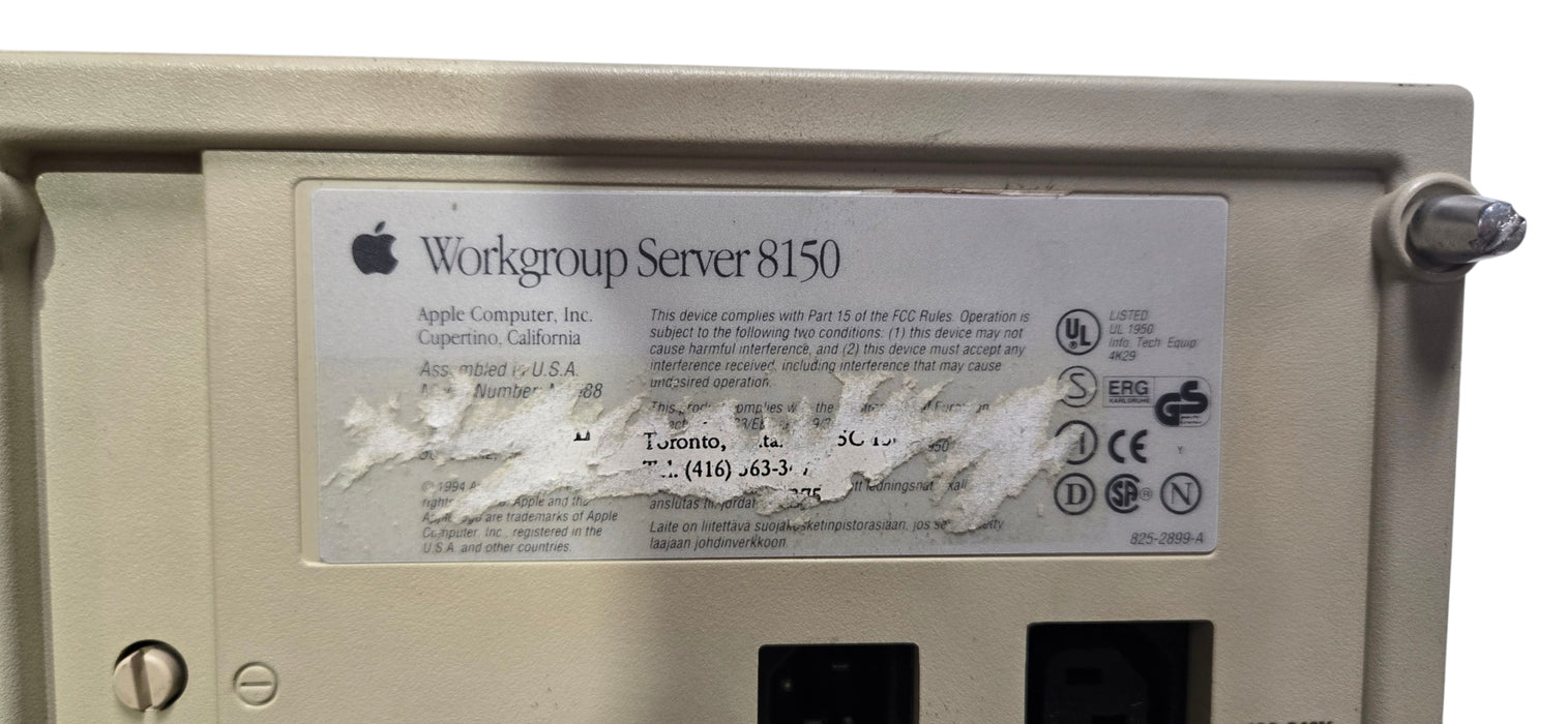 Apple Workgroup Server 8150 PowerPC | No HDD |READ