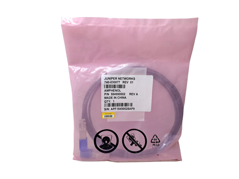 OEM Juniper 740-030077 10GbE Gigabit SFP+ 10ft Direct Attach Copper Cable
