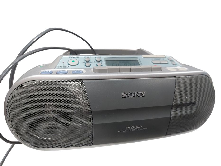 Sony CD Radio Cassette-Corder Model: CFD-S01