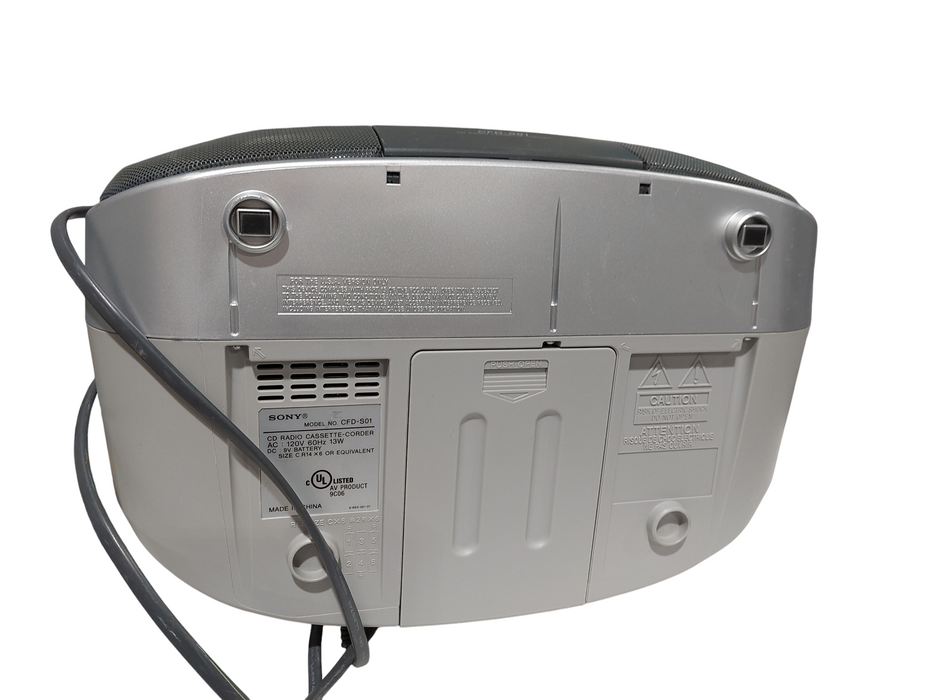 Sony CD Radio Cassette-Corder Model: CFD-S01