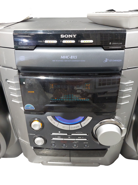 Sony Stereo Compact Disc Deck Receiver Model: HCD-BX5