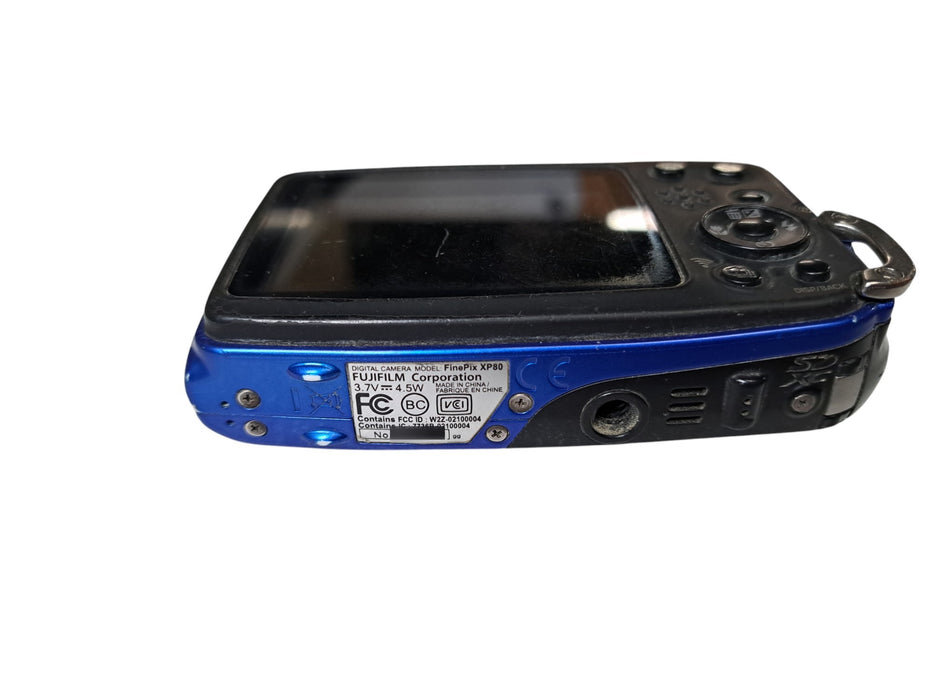 Fujifilm FinePix XP80 - Waterproof Digital Camera Blue