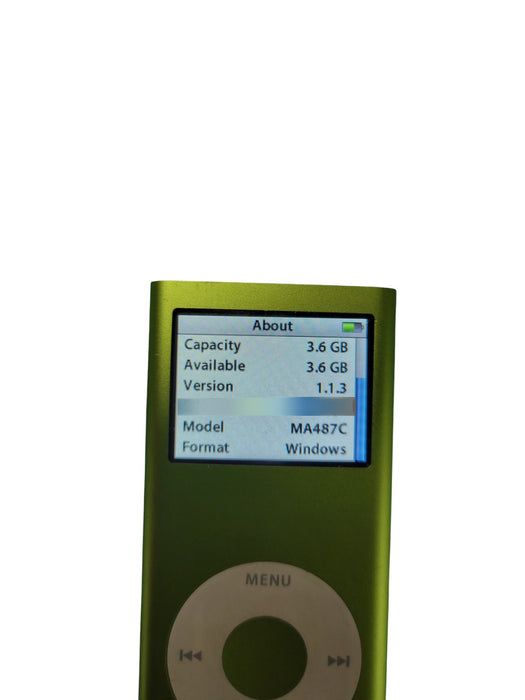 Apple iPod nano 2nd Gen A1199 MA487C - 4GB Green