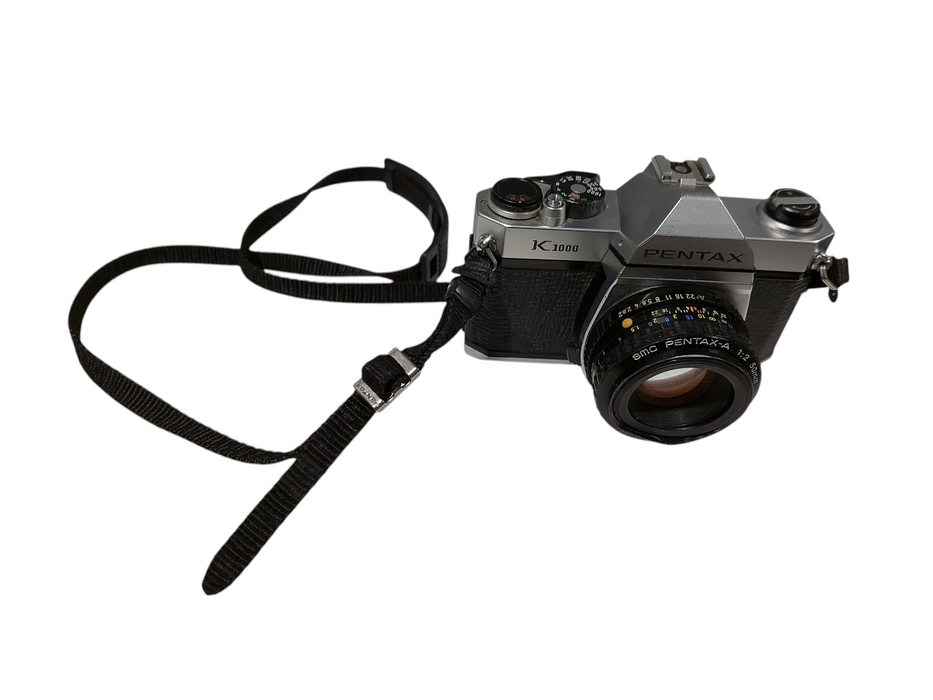 Pentax K1000 35mm Film Camera with SMC Pentax -A 1:2 50mm Lens (3429143)