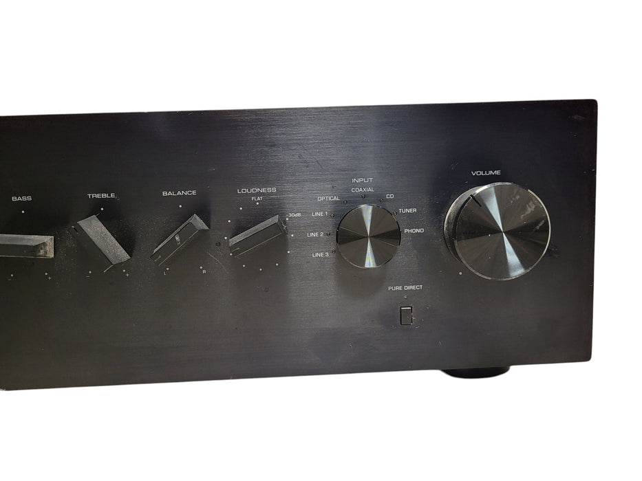 YAMAHA A-S501 Integrated Amplifier Amp Silver Hi-Res DAC 100V No remote