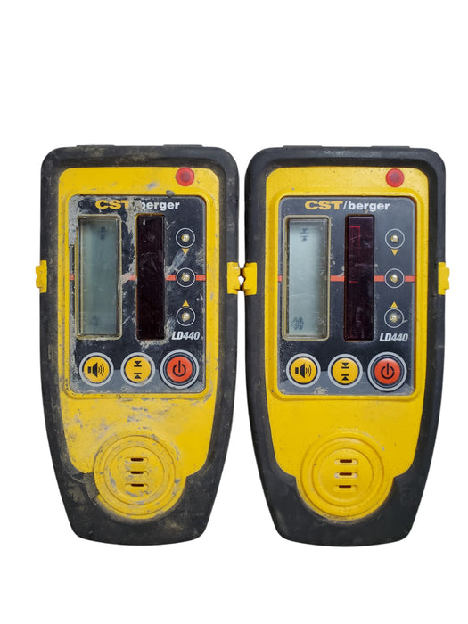 Lot 2x CST/berger LD440 Laser Detector Receivers (READ)