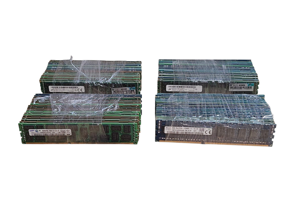Lot of 80x, Assorted 8GB DDR3 Server RAM