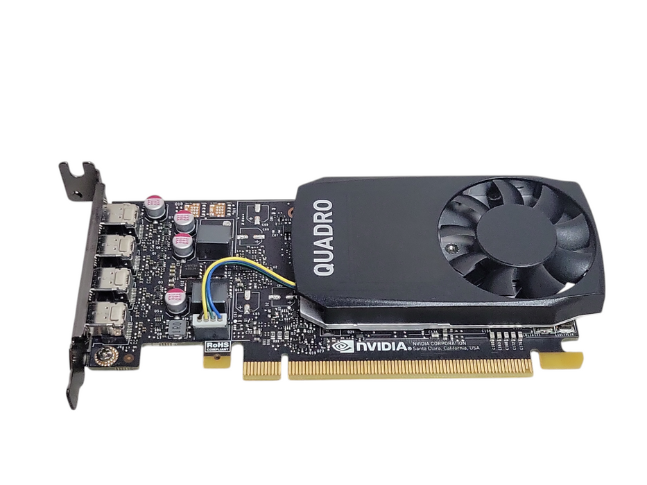 NVIDIA Quadro P1000 4GB Graphics Card - Low Profile Bracket