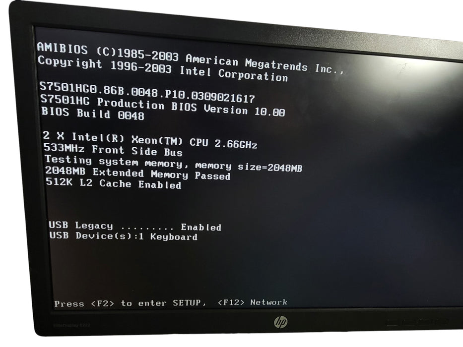 Intel Xeon Tower Server - 2x Xepm @ 2.66Ghz 2048MB RAM NO HDD 450W PSU
