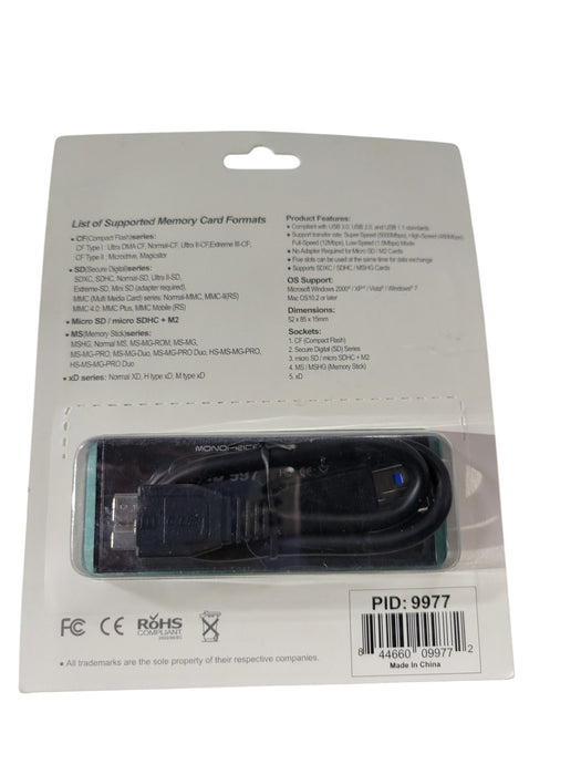 Monoprice 9977 - USB 3.0 Five Slot Card Reader