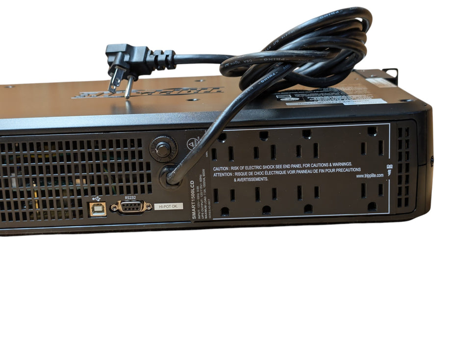 Tripp Lite SMART1500LCD - 1500VA 900W 2U Rackmount UPS Battery Backup READ
