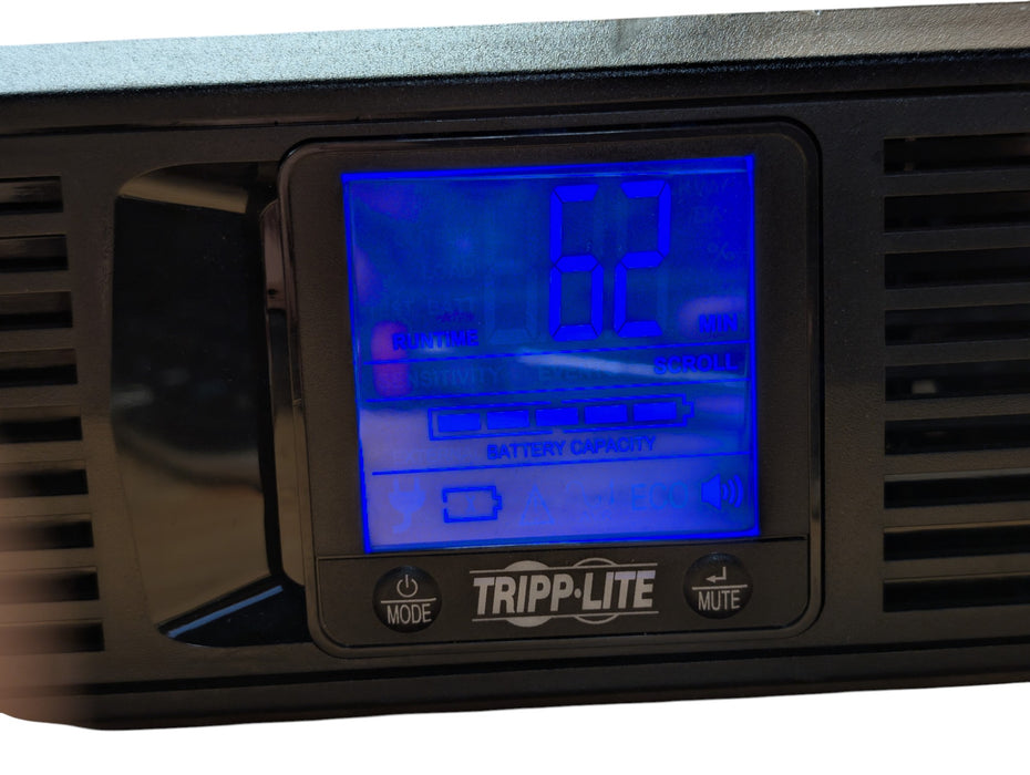 Tripp Lite SMART1500LCD - 1500VA 900W 2U Rackmount UPS Battery Backup READ