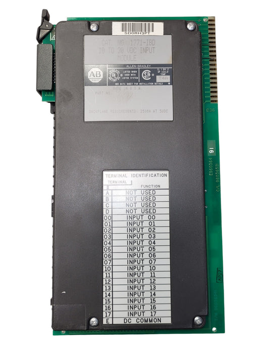 Allen-Bradley 1771-IBD - 10 to 30 VDC Input Module PLC-5