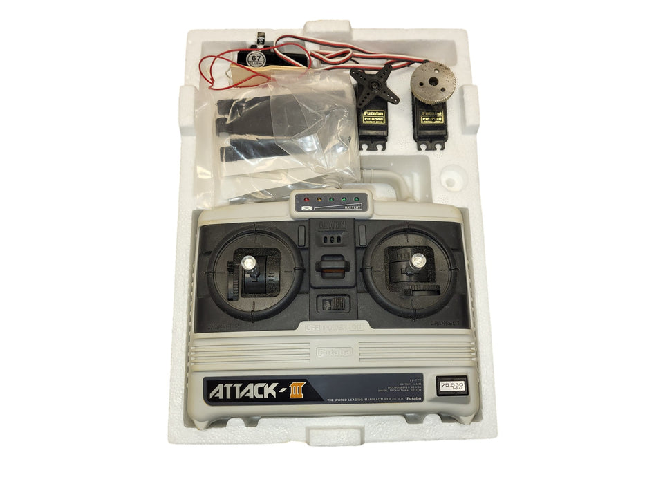 Futaba Attack-II FP-T2V - 2-Channel Radio Control System 75.530MHz w/ Receiver
